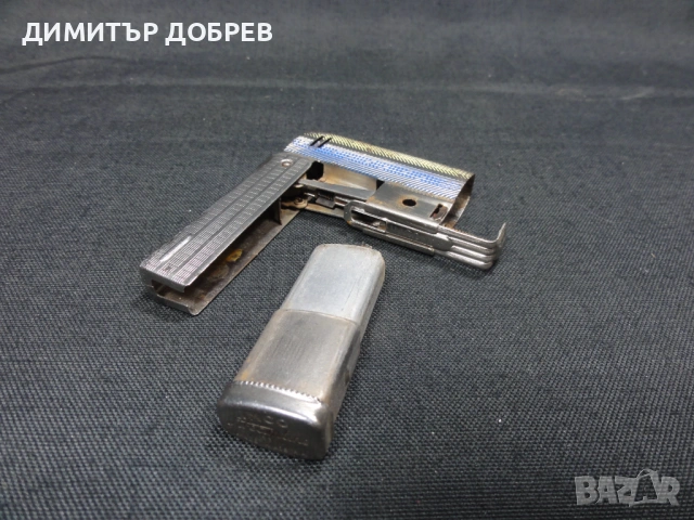 СТАРА РЕТРО БЕНЗИНОВА ЗАПАЛКА IMCO STREAMLINE 6800 AUSTRIA, снимка 9 - Антикварни и старинни предмети - 53280407