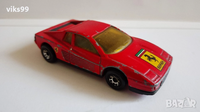 Ferrari Testarossa Matchbox 1986 Made in Thailand, снимка 6 - Колекции - 52662418