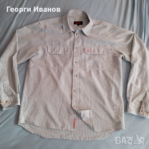 SALE!!! FJALLRAVEN L/XL ОРИГИНАЛНА туристическа риза Фялравен shirt