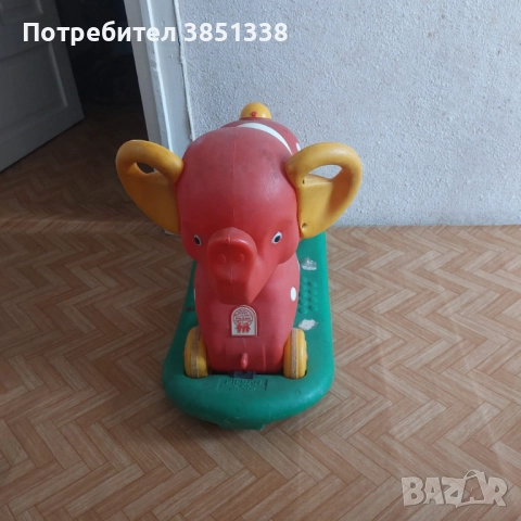 26лв слонче_може да се използва като люлка и за бутане.Здраво 'с нормални следи от употреба., снимка 2 - Детски люлки - 52092557