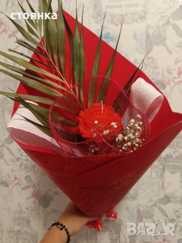 Восъчни цветя, снимка 3 - Изкуствени цветя - 51646847