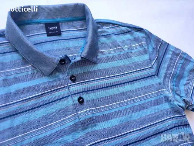Hugo Boss Polo Shirt Mens - M - оригинална мъжка тениска, снимка 6 - Спортни дрехи, екипи - 55878355