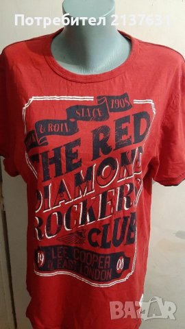 ДАМСКИ ЧЕРВЕНИ  ТЕНИСКИ- Lee Cooper  u  Rai collection  - Размер XL , снимка 1