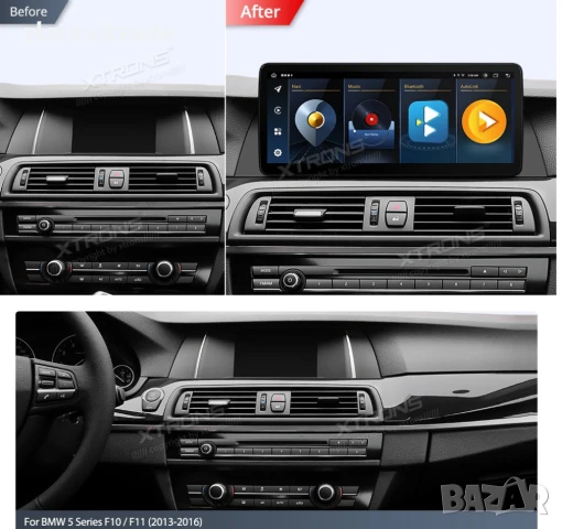 BMW 5 F10 F11 F07 F18 2012-2016 NBT 10.25″ – Навигация, снимка 4 - Навигация за кола - 50735273