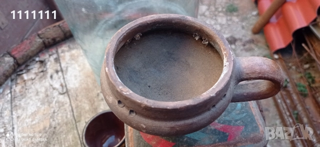 100 годишно рибарско глинено кандило, снимка 4 - Антикварни и старинни предмети - 52351443