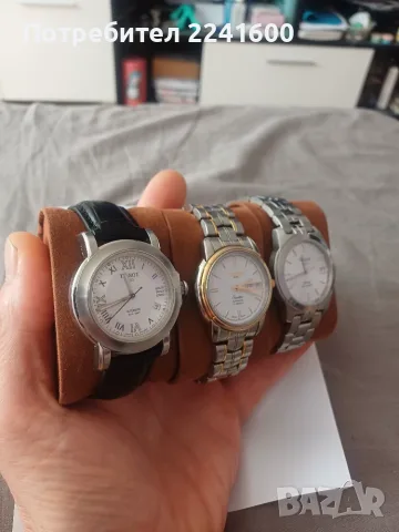 Продавам три часовника tissot автоматици, снимка 2 - Мъжки - 56198315