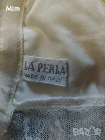  Резервирани LA Perla Italy Ретро бели бикини с жартиери за чорапи , снимка 3 - Бельо - 51948575
