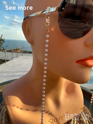 Верижки бижу за очила няколко модела, снимка 2 - Колиета, медальони, синджири - 44157590