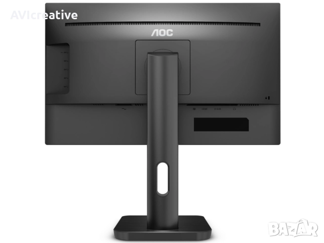 Монитор AOC 24P1, 23.8", IPS, FHD (1920 x 1080), 60Hz, 5ms, Черен, снимка 3 - Монитори - 52914936