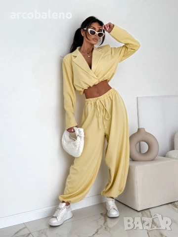 Дамски елегантен комплект от две части, 2цвята , снимка 2 - Комплекти - 53635516