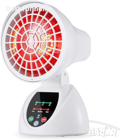 Инфрачервена лампа  150 W с таймер, , нагревател с регулируема температура и ъгъл 