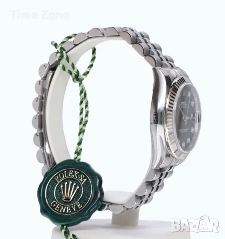 Rolex Datejust 31mm Steel Black Dial Diamond Jubilee Дамски Различни Варианти, снимка 8 - Дамски - 48183045
