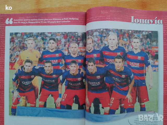 Футболни списания за Англия, Франция, Германия, Унгария , Испания,Италия