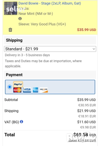 David Bowie ‎– Stage Двойна плоча-GATEFOLD Издание 🇺🇸 USA 1978г - Първа преса Състояние на винила:, снимка 12 - Грамофонни плочи - 52284417