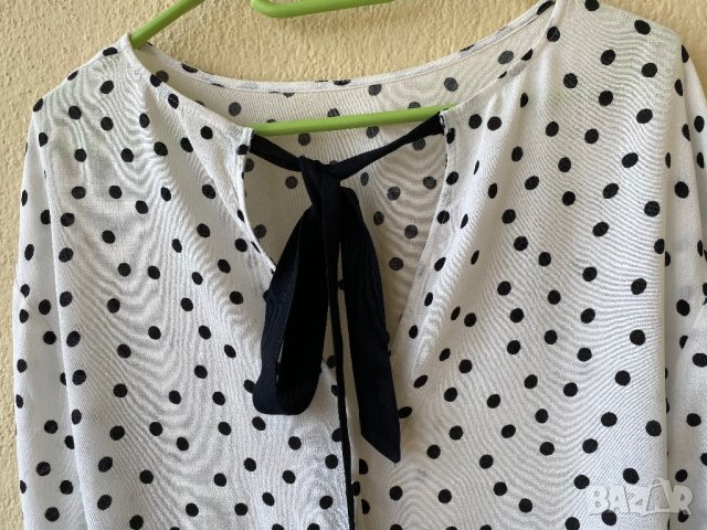 Бяла къса блуза KOTON - С, снимка 4 - Блузи с дълъг ръкав и пуловери - 41119999