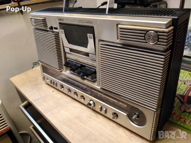 AKAI AJ-490 FS, снимка 3 - Радиокасетофони, транзистори - 34687714