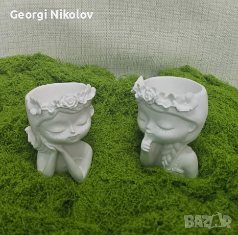 Гипсокерамични кашпи и фигурки, снимка 12 - Статуетки - 52663655