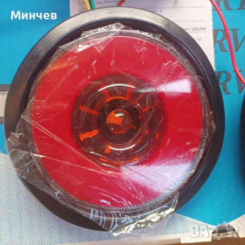 Лед диодни Стопове 4бр. с неонов ефект за камион,ремарке, снимка 4 - Аксесоари и консумативи - 51810161