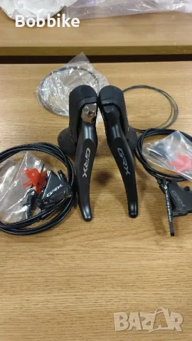 КОМАНДИ СПИРАЧКИ ХИДРАВЛИЧНИ/СКОРОСТИ: SHIMANO GRX ST-RX810/600 + BR-RX810/400/КОМПЛЕКТ/ J-KIT, снимка 1