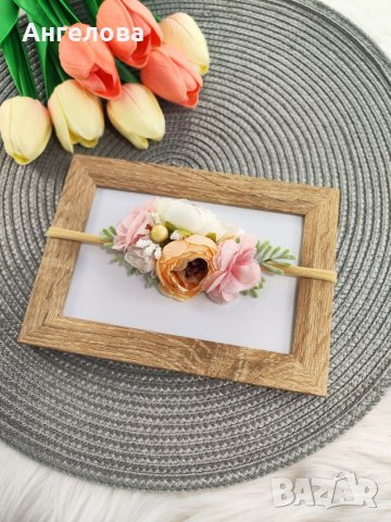 Лента за глава с цветя