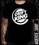 Черна тениска с щампа DRIFT KING, снимка 1 - Тениски - 42054907