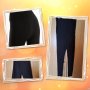 Дамски летен панталон с еластична и висока талия черен фин , снимка 1 - Панталони - 41117919