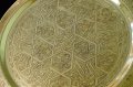 Арабски бронзов поднос,орнаменти,тугри. , снимка 2