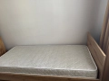 Еденично легло с подматрачна рамка с матрак с размер 90x200, снимка 3