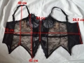 Hunkemoller 80B дамски дантелен корсет бюстие, снимка 16