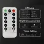 Феерични лампички, 2 броя по 12 метра/120 LED и 40 щипки, дистанционно, таймер, USB захранване, снимка 4
