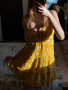 Жълта рокля, размер XS, снимка 3