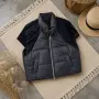 Дамски Капитониран Елек С Плетени Детайли И Висока Яка - Различни Цветове Код A1853, снимка 2