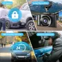 Hobele Dashcam отпред и отзад, двоен рекордер за кола с 32G SD карта, 170° широк ъгъл, 1080P FHD с н, снимка 2
