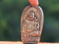 БУДА  МЕДАЛЬОН ТАЛИСМАН АМУЛЕТ ТИБЕТ НЕПАЛ АЗИЯ , снимка 3