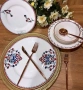✨Порцеланов Сервиз за Основно Хранене Karaca Nakkas 24части (за 6човека) 🌹✨, снимка 8