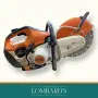 Бензинов ъглошлайф Stihl TS 410, ⌀ 300 мм, 3.2 kW, 4.4 к.с., N:537304(3)ⓕ, снимка 2
