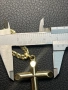 Златен Ланец кръст синджир krast ланче 14 к 585 gold zlato  lanec lance, снимка 8