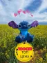 Голям Плюшен Стич 100см, Голяма плюшена играчка Стич 100cm Lilo Stitch, снимка 1