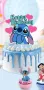 Стич stitch Happy Birthday умислен картонен топер украса за торта декор парти рожден ден, снимка 2