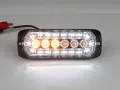 Мигащ висящ LED габарит 24 LED 12-24V жълто-бял, снимка 3