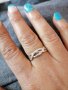 Нежен сребърен пръстен - модел R110, снимка 2