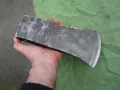  Стар огромен кован топор - 554 , снимка 5