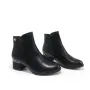 Дамски боти с плътен ток нов модел черен цвят код361, снимка 3