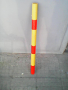 СТОП / Сигнални  метални  колчета * 1.20 / 1.40 см / цвят жълто и червено ., снимка 4