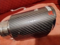 Akrapovic TP-CT 10 63-101 мм карбонова ауспухова тръба за автомобил с права предавка, снимка 11