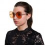 VICTORIA'S SECRET 🍊 Дамски слънчеви очила ORANGE HEART нови с кутия, снимка 5