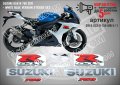 SUZUKI GSX-R 750 2011 WHITE BLUE VERSION SM-S-GSX-R-750-WBLV-11