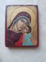 Икона ръчно рисувана Света Богородица , снимка 1