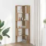 vidaXL Ъглова етажерка 5 нива дъб артизан 50x50x179 см инженерно дърво, снимка 2