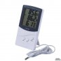 Настолен термометър и влагомер TA318 със сонда и 2 температури -40°C до 70°C  10% до 98%, снимка 1 - Други стоки за дома - 39311911
